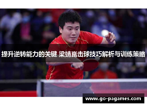 提升逆转能力的关键 梁靖崑击球技巧解析与训练策略