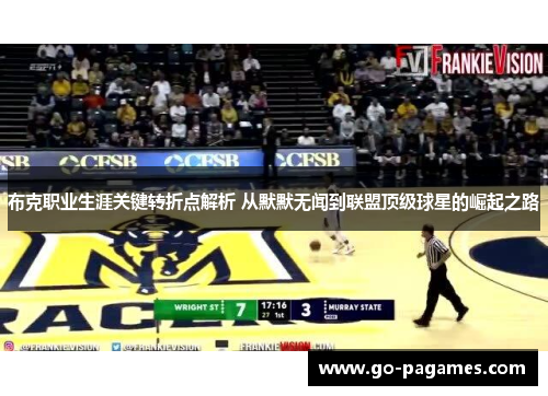 布克职业生涯关键转折点解析 从默默无闻到联盟顶级球星的崛起之路